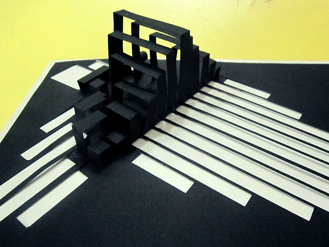 立体构成的小作品