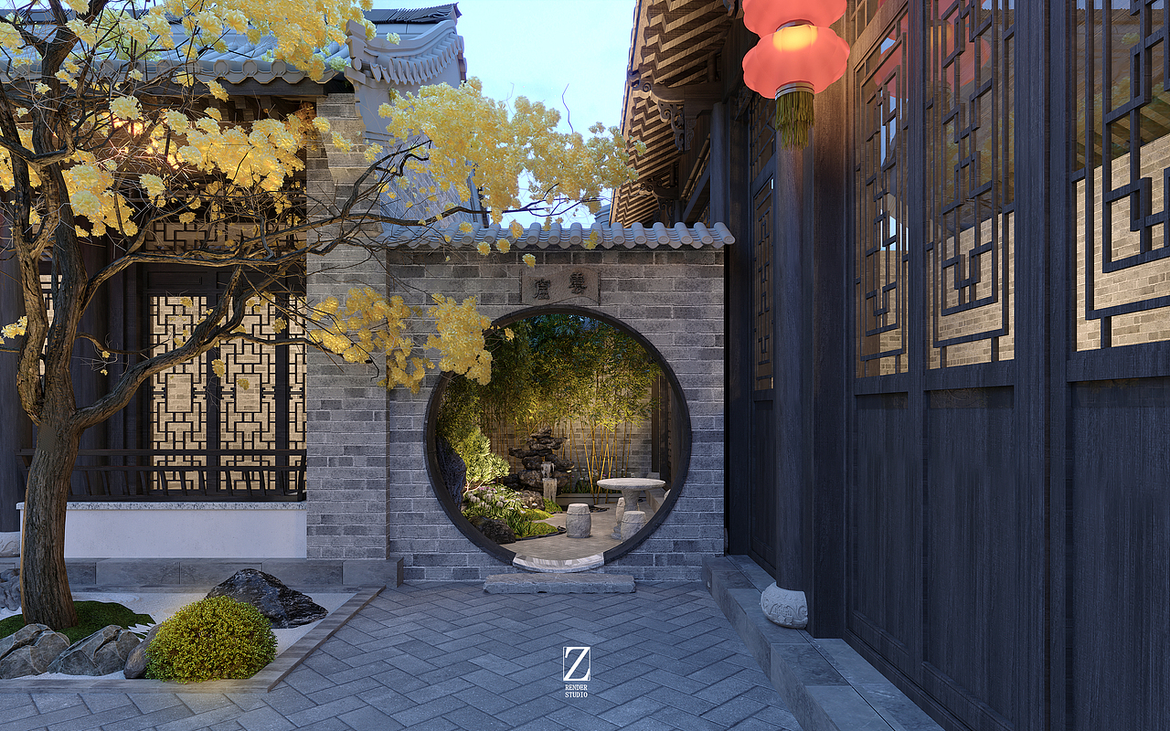 民宿设计表现（二）（图ZMzU1MDUxMzUy） - 商业空间设计 - 站酷设计师硺艺数字表现原创素材 - 站酷ZCOOL