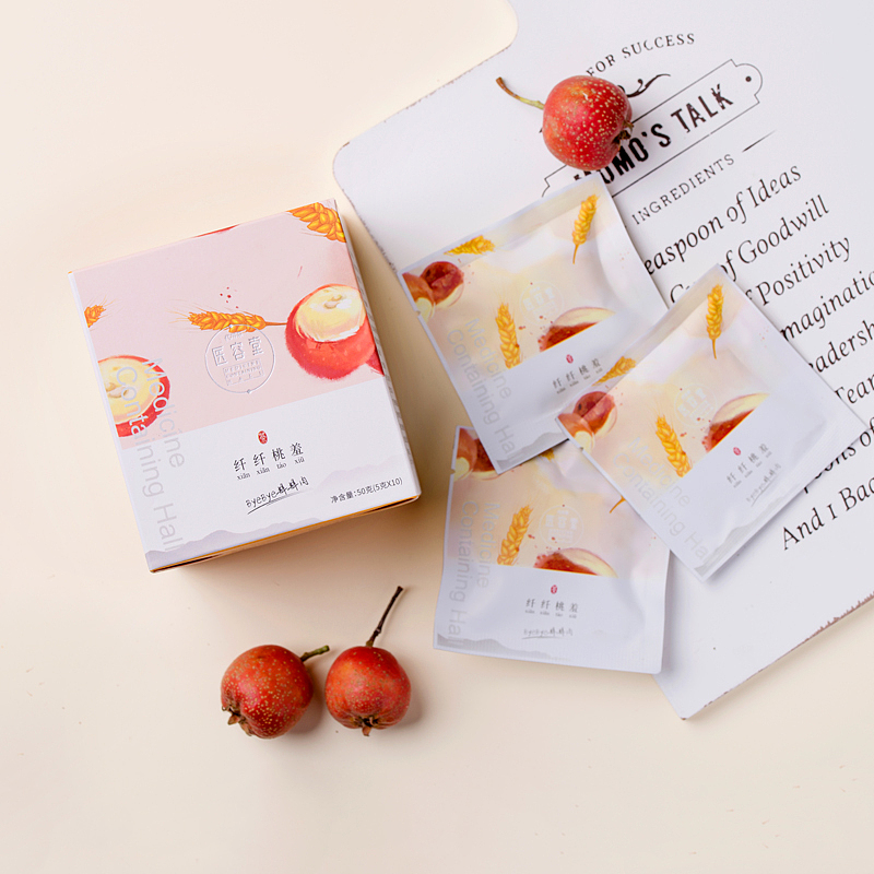 花草茶系列包装插画