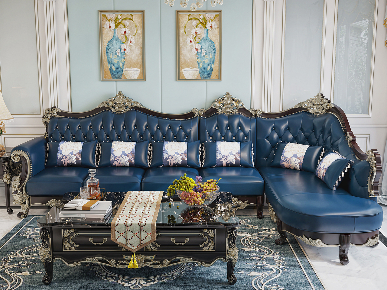 欧式沙发（图ZMTkxNjAyMzI0） - 生活用品 - 站酷设计师领头羊cg原创素材 - 站酷ZCOOL