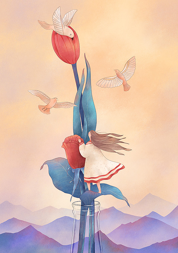 一月插画（图ZMTAzODA3ODI0） - 创作习作 - 站酷设计师李那那原创素材 - 站酷ZCOOL