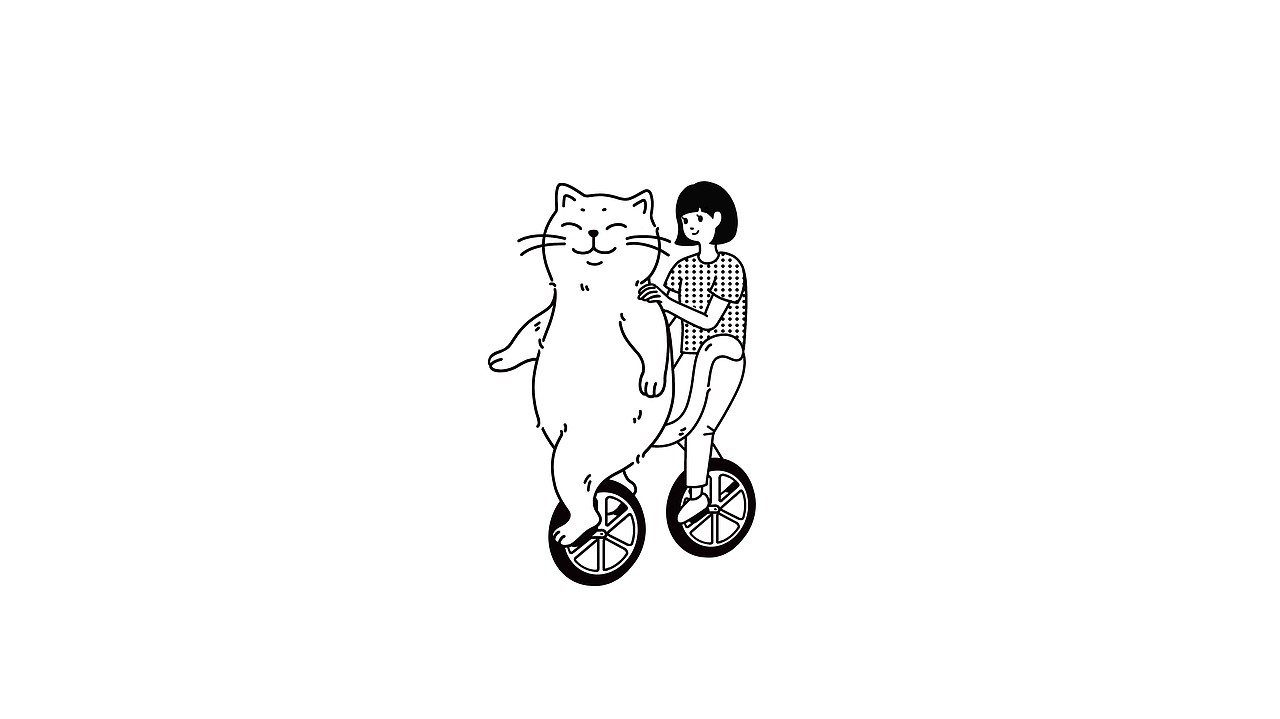 猫咪插画设计（图ZMTk3MjE3MTA4） - 艺术插画 - 站酷设计师走走豆皮原创素材 - 站酷ZCOOL