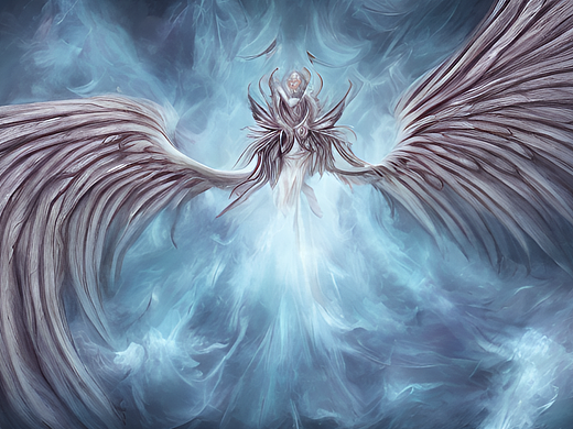 #站酷梦笔#十二翼天使，独目，触手，天堂制造