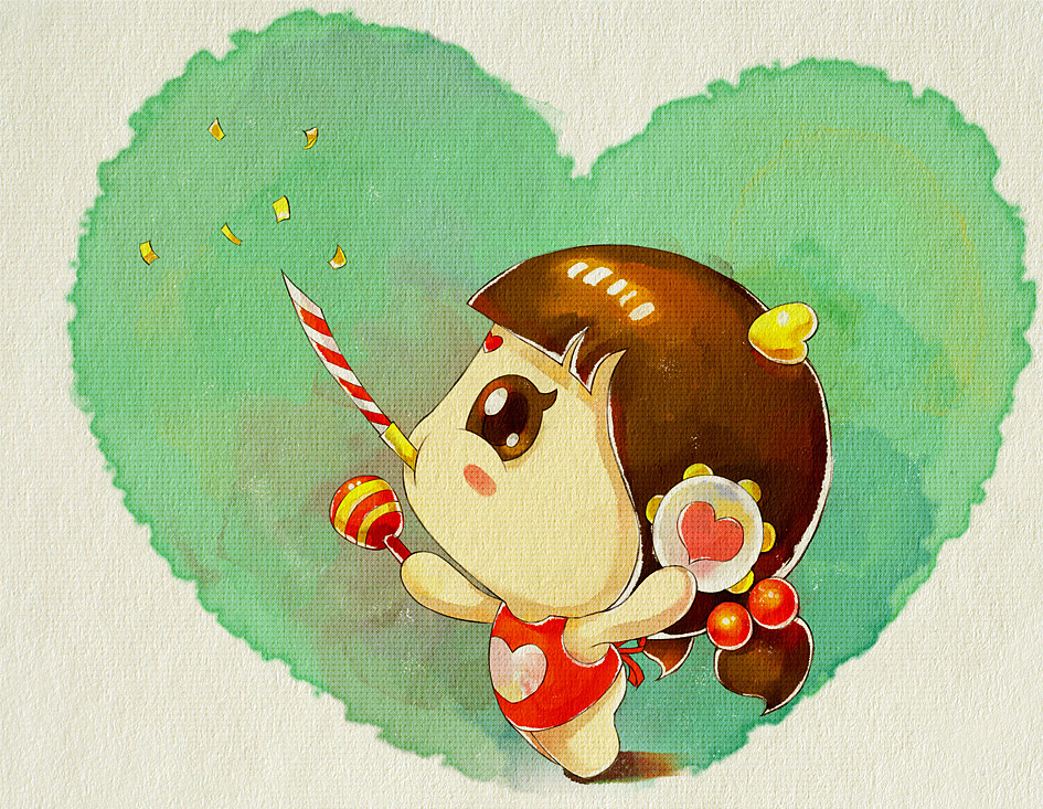 最终的效果   小龙女完成~ 
.....  网点有点重了..  这么地吧..