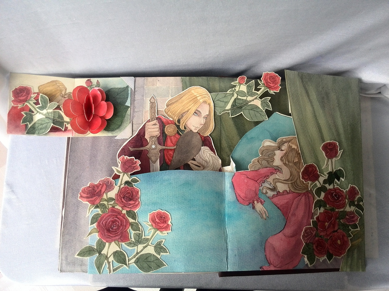 《睡美人》立体绘本（图ZMTAxNjMzMjU2） - 绘本 - 站酷设计师夜诗吟原创素材 - 站酷ZCOOL