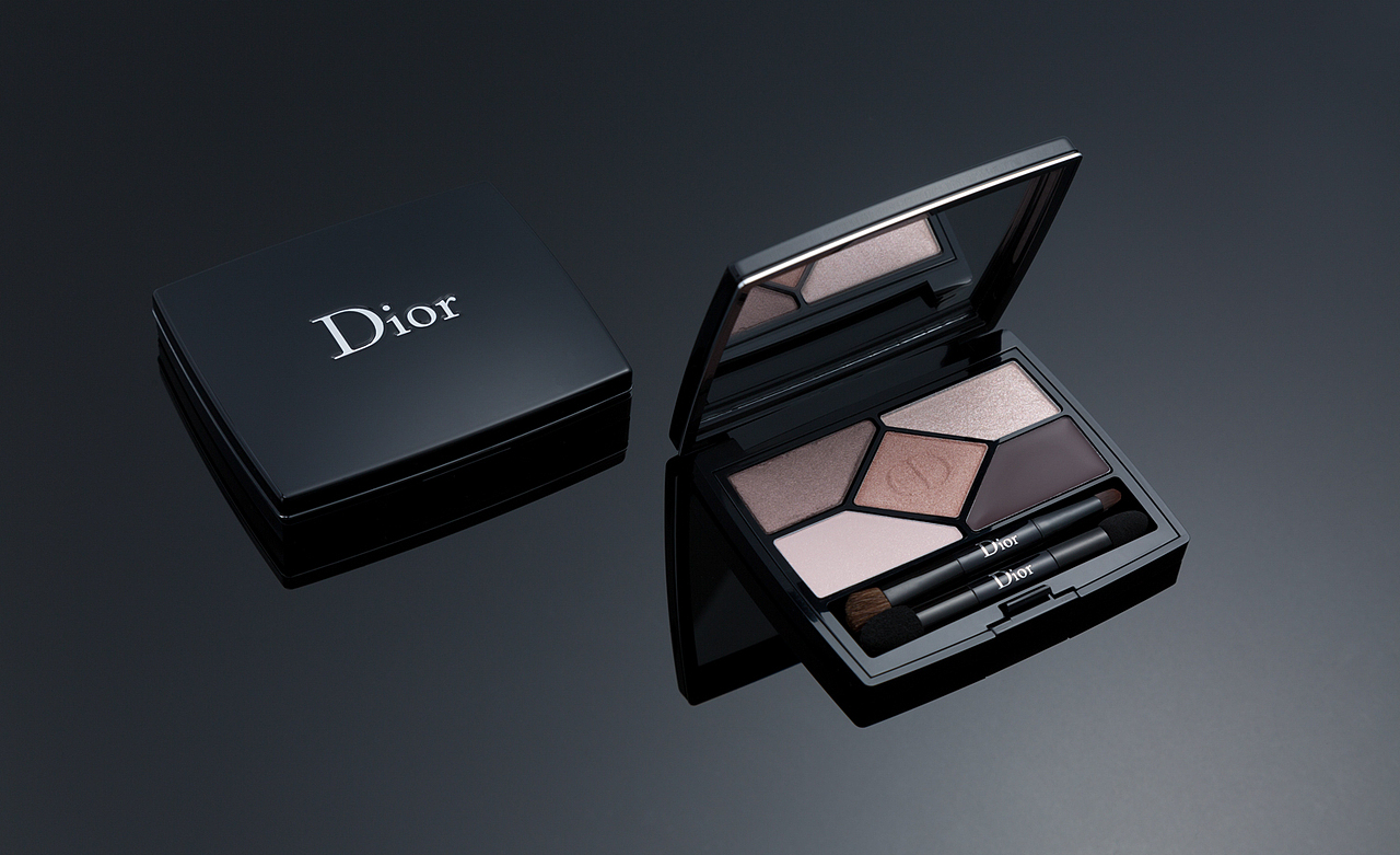 化妆品创意拍摄-迪奥全新五色眼影设计师系列