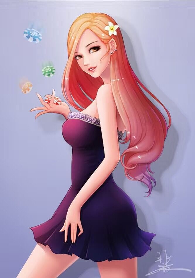 棋牌人物（图ZNjQ1Nzg1ODA=） - 商业插画 - 站酷设计师裴裴原创素材 - 站酷ZCOOL