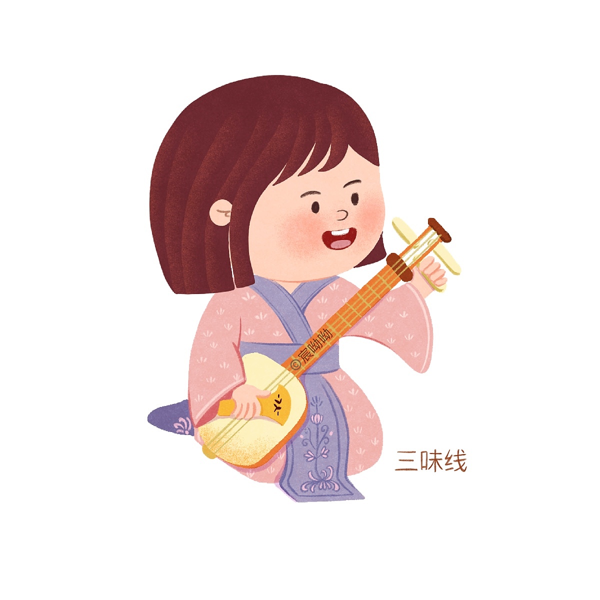 儿童插画之民族乐器篇（图ZMzAyNTUwMjA0） - 儿童插画 - 站酷设计师宸呦呦原创素材 - 站酷ZCOOL