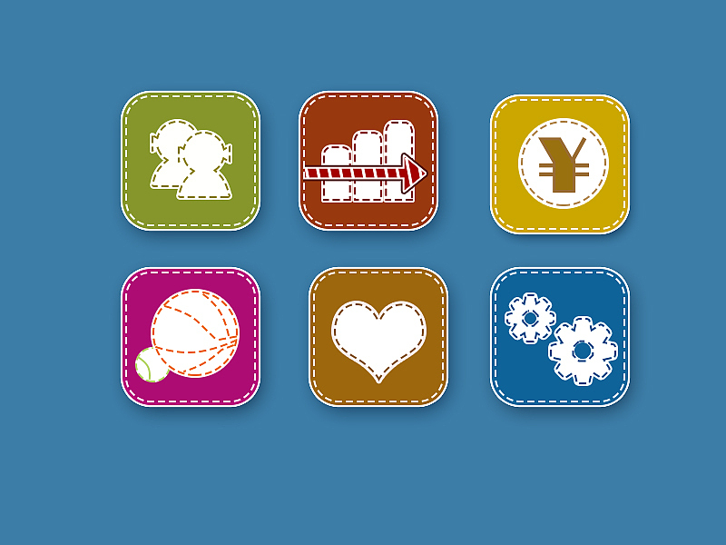 日常图标练习（图ZNTQxMjU3MTY=） - APP界面 - 站酷设计师名字不够酷炫哦原创素材 - 站酷ZCOOL