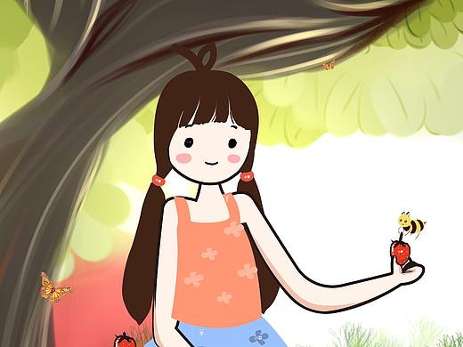 插畫（個人主頁-ZNTI3NTY5MDQ=） - 創(chuàng)作習(xí)作 - 站酷設(shè)計師愛吃草莓的小草原創(chuàng)素材 - 站酷ZCOOL