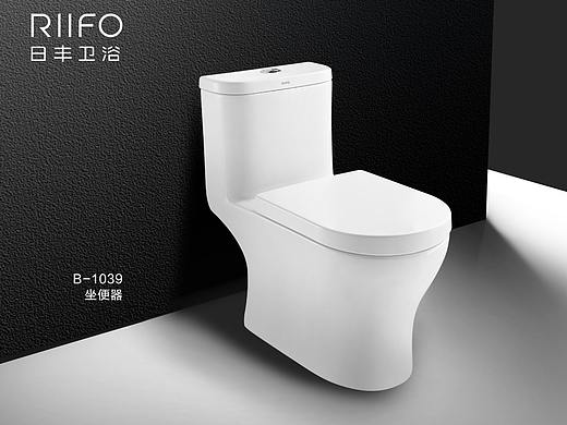 日丰马桶精品图 马桶展示海报素材