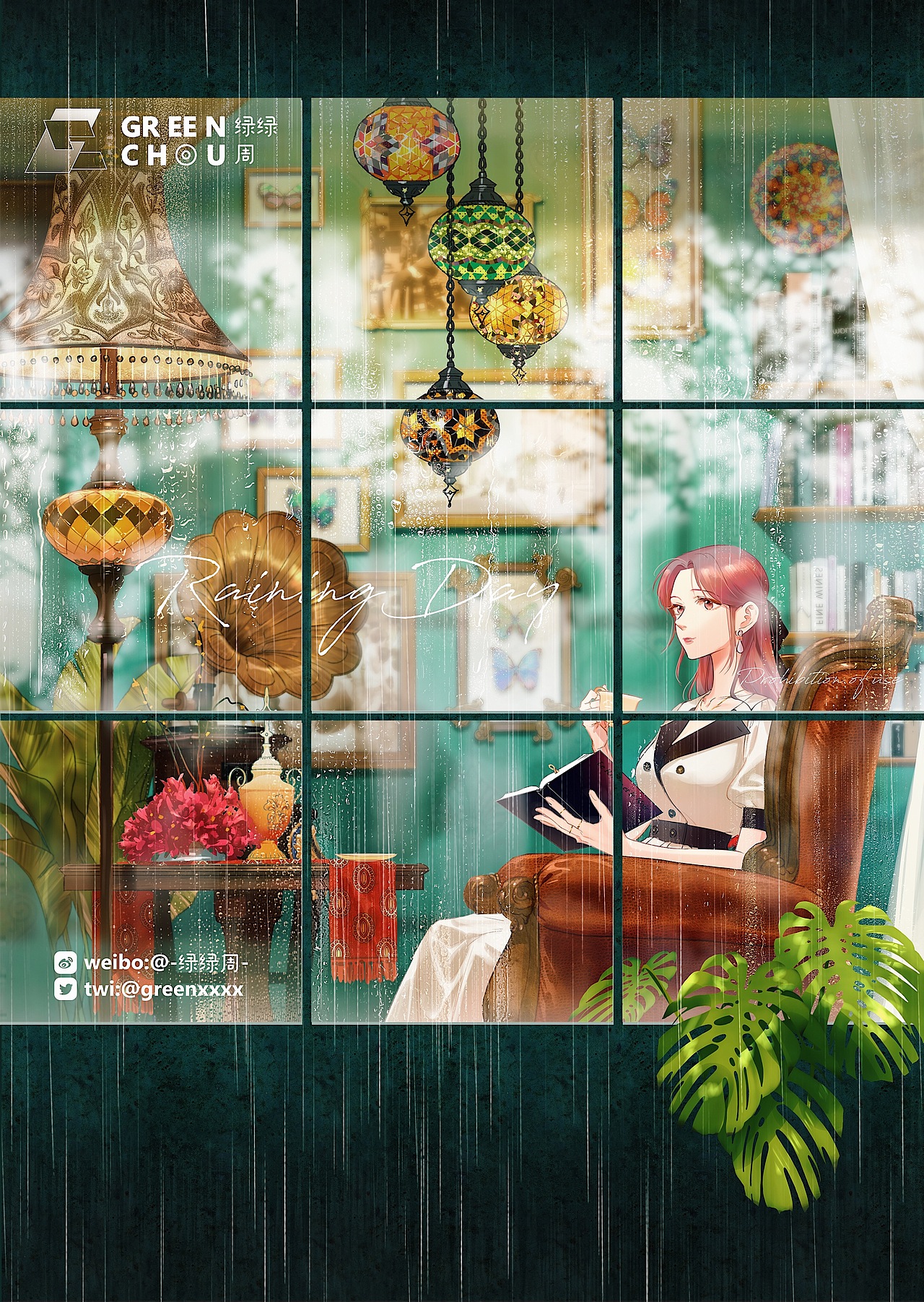 原创 雨天（图ZMjI4MTU2NDQ0） - 创作习作 - 站酷设计师尼罗苔原创素材 - 站酷ZCOOL