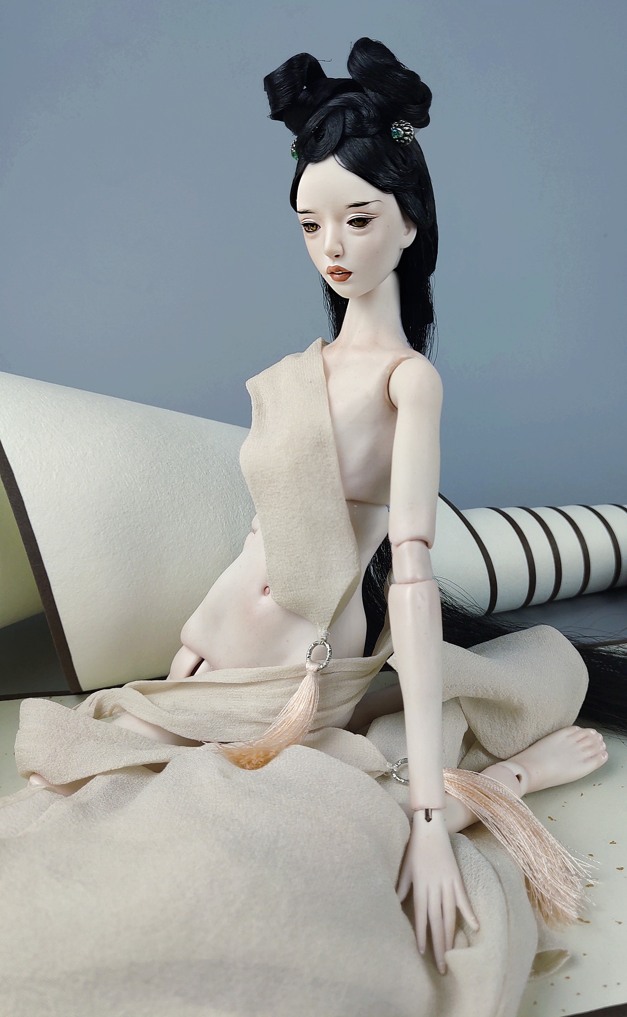 陶瓷bjd43厘米陶瓷娃娃聊斋系列画皮