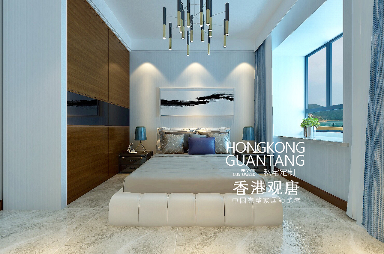 滕州观唐装饰滕州人和天地130平新中式风格装修效果图