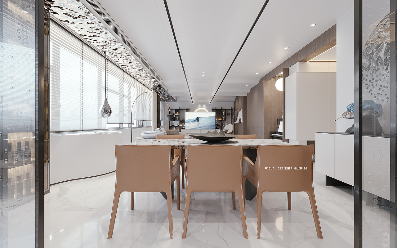 现代素色 · 大连大平层项目（图ZMjM2OTEwNjM2） - 家装设计 - 站酷设计师刘大帅L原创素材 - 站酷ZCOOL