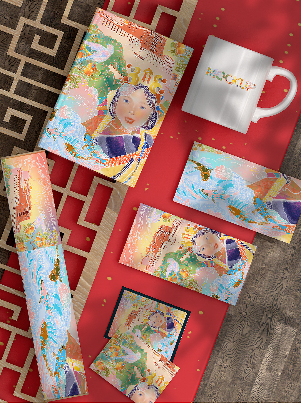 文创插画——布达拉宫系列