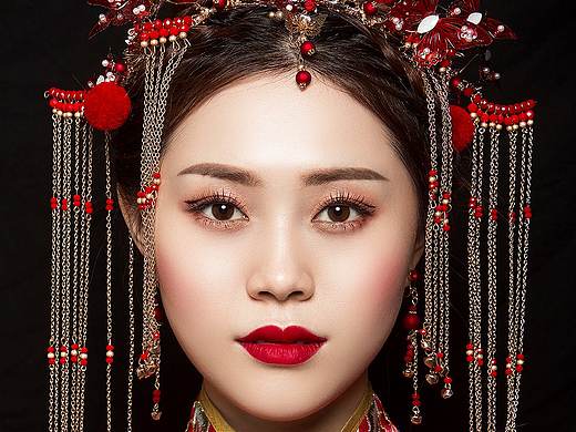 时尚妆面