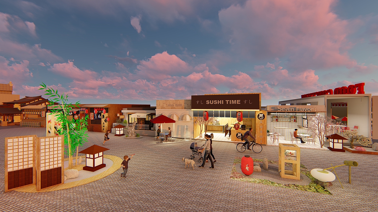 环艺毕业设计作品--北京798街拍基地