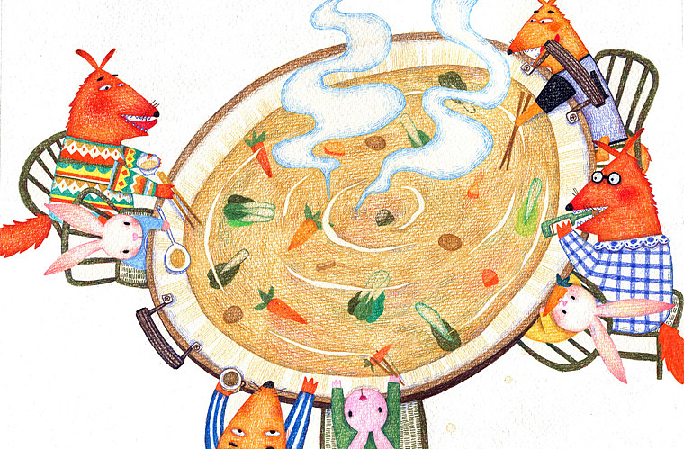 《朱三皮》插图（图ZMjI5NTI0OTY=） - 儿童插画 - 站酷设计师大凤在杭州原创素材 - 站酷ZCOOL