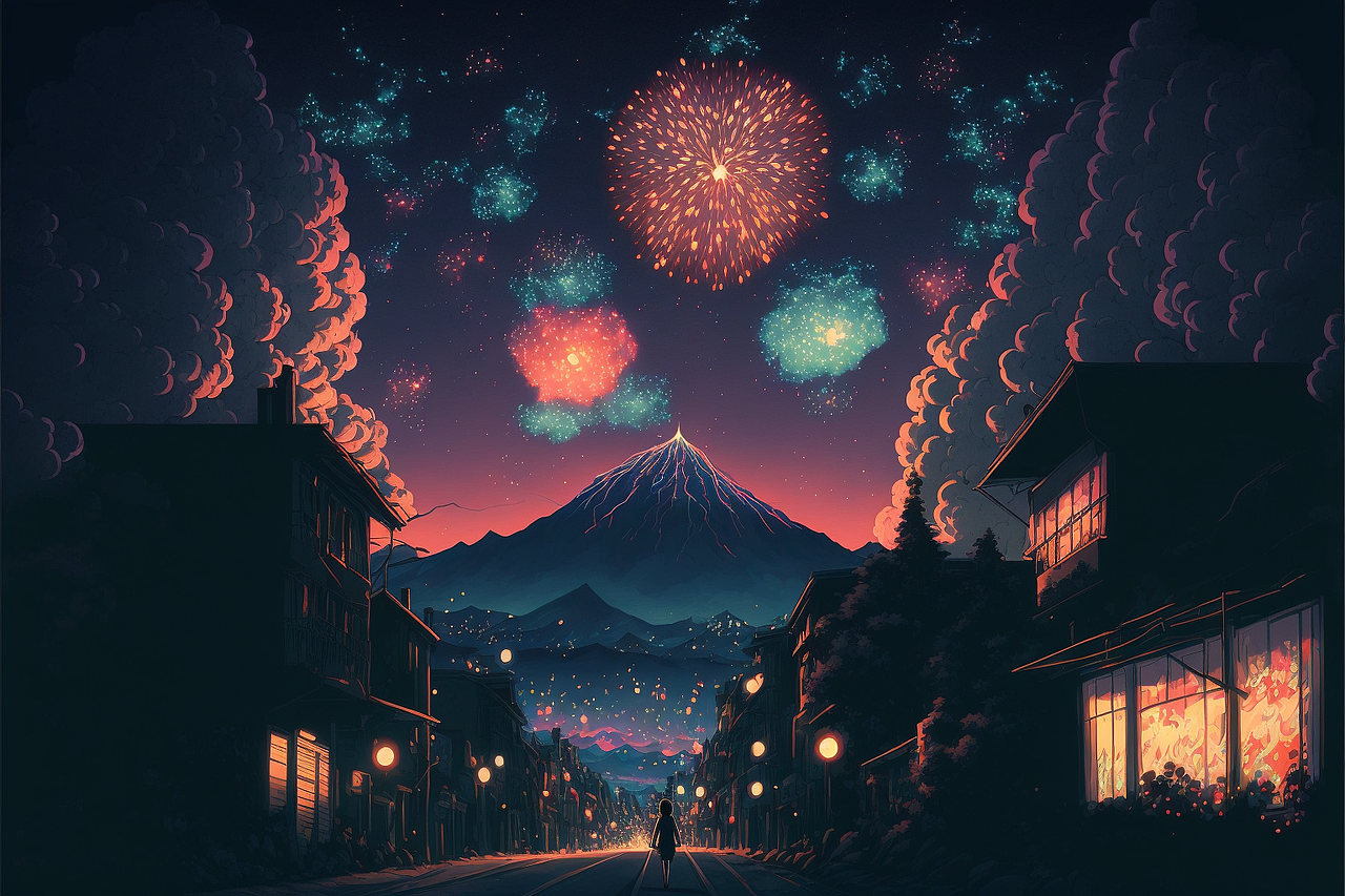 摸索到一套还行的场景生成