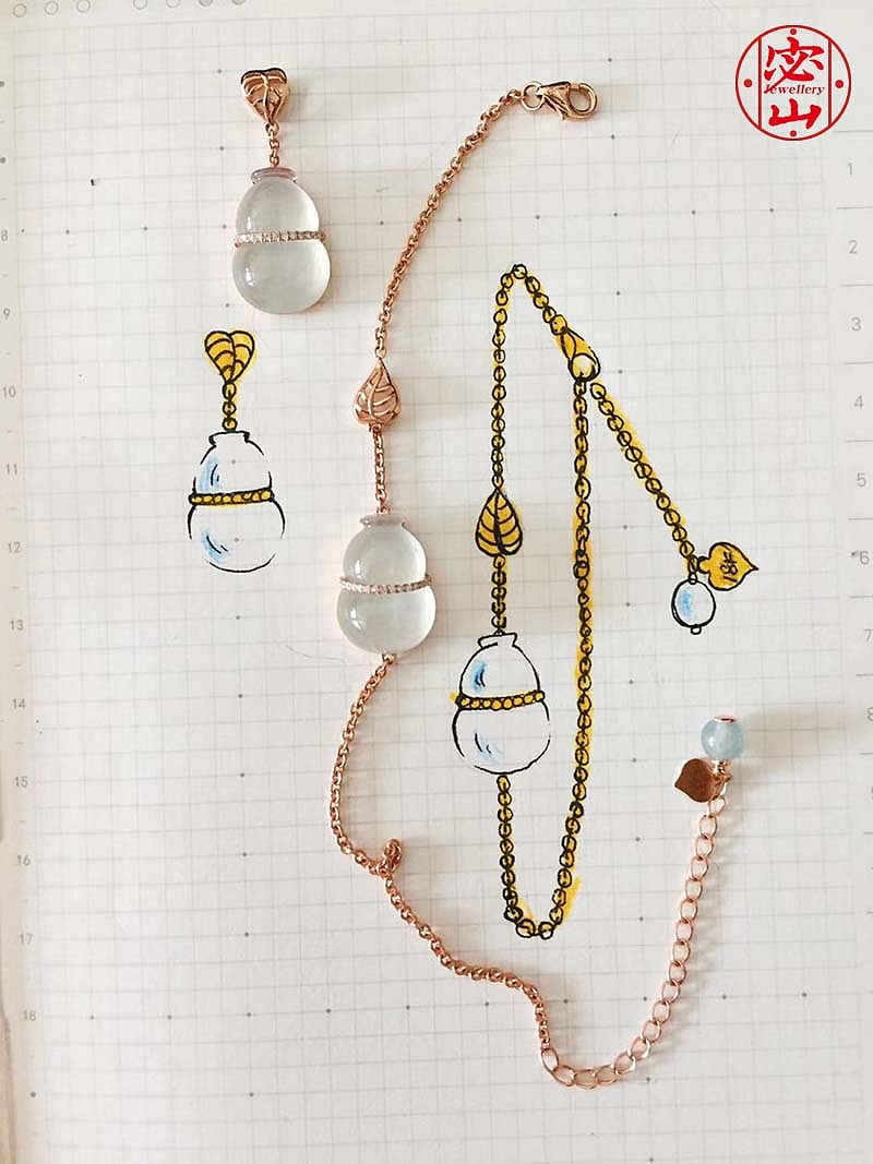 一缕仙藤上，两宝葫芦