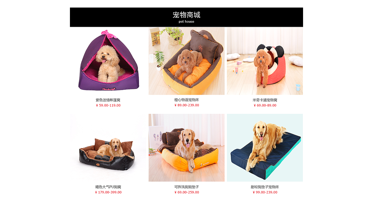网站宠物类首页、专题页、详情页（图ZMTM1MDk3MDky） - 电商 - 站酷设计师热爱设计的小硕原创素材 - 站酷ZCOOL
