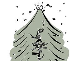 |插畫| 圣誕禿頂 The Bald-head Xmas