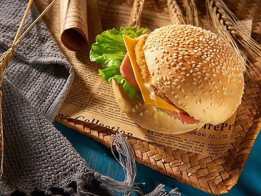 成都汉堡拍摄 糕点拍摄甜点拍摄成都美食拍摄面包蛋挞