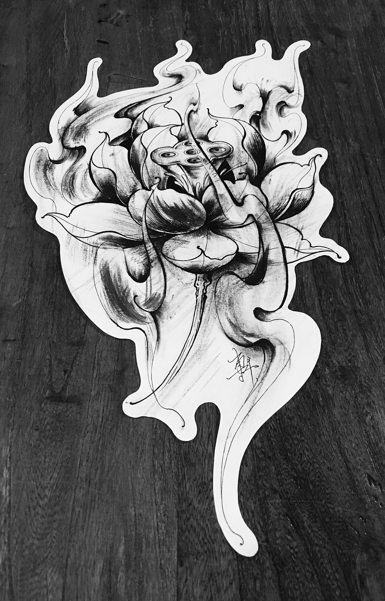 手绘小荷花（图ZODEwMzExODg=） - 新锐潮流插画 - 站酷设计师令和元年原创素材 - 站酷ZCOOL