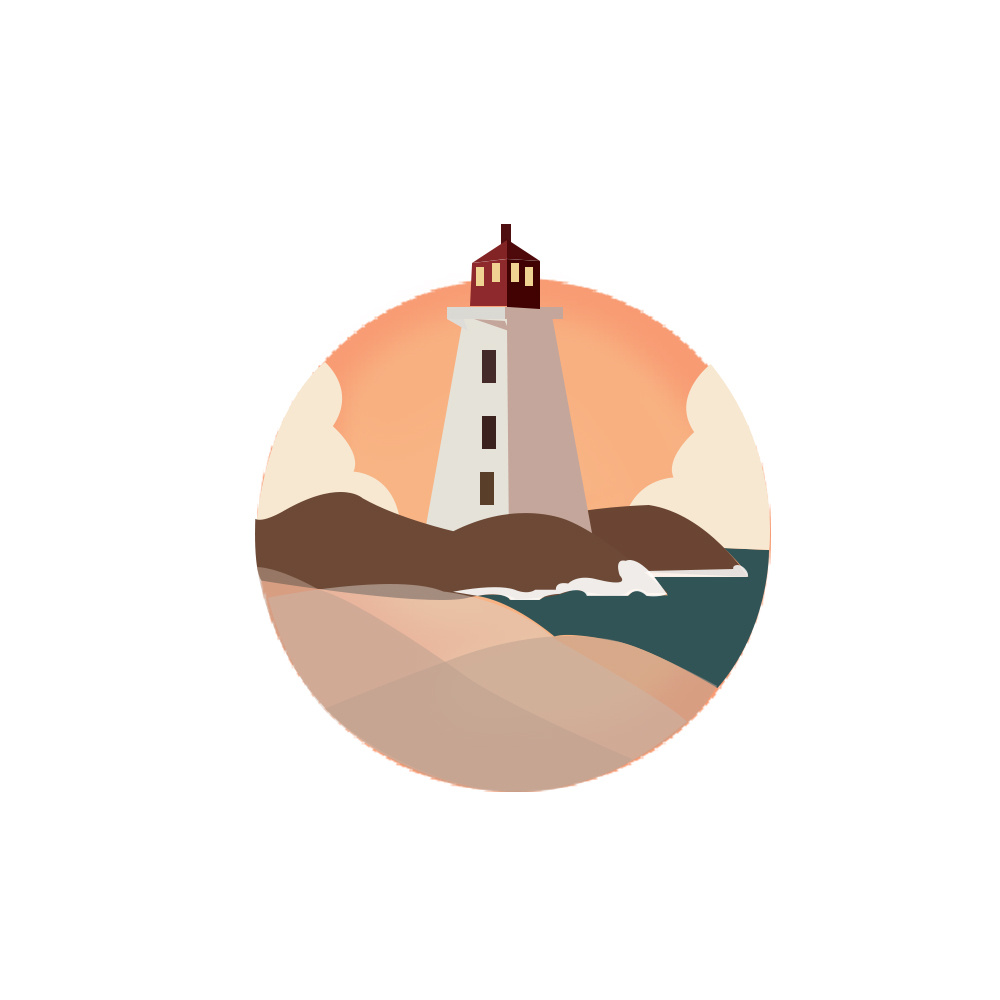 扁平化插画临摹