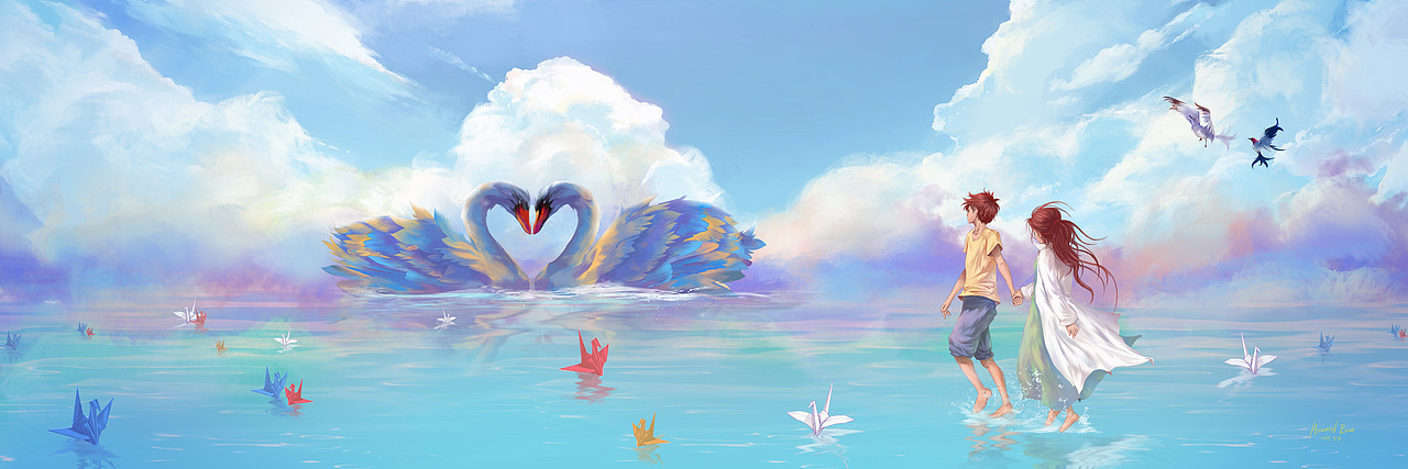 那是一个梦,
<br>没有任何逻辑,<br><br>我们进入了另一个时空,<br><br>那世界只在小说电影里出现过,<br><br>大约是“天空之境”,<br><br>我想每对恋人,可能心里都有这样一个地方,<br><br>有湖泊,有千纸鹤,有云朵,有不会落幕的阳光。<br><br><br><br>——《天鹅湖》<br><br>愿,走过的每一个瞬间都是甜蜜梦境和主题电影<br><br>作品是最好的记录与见证<br><br><br><br>情人节快乐