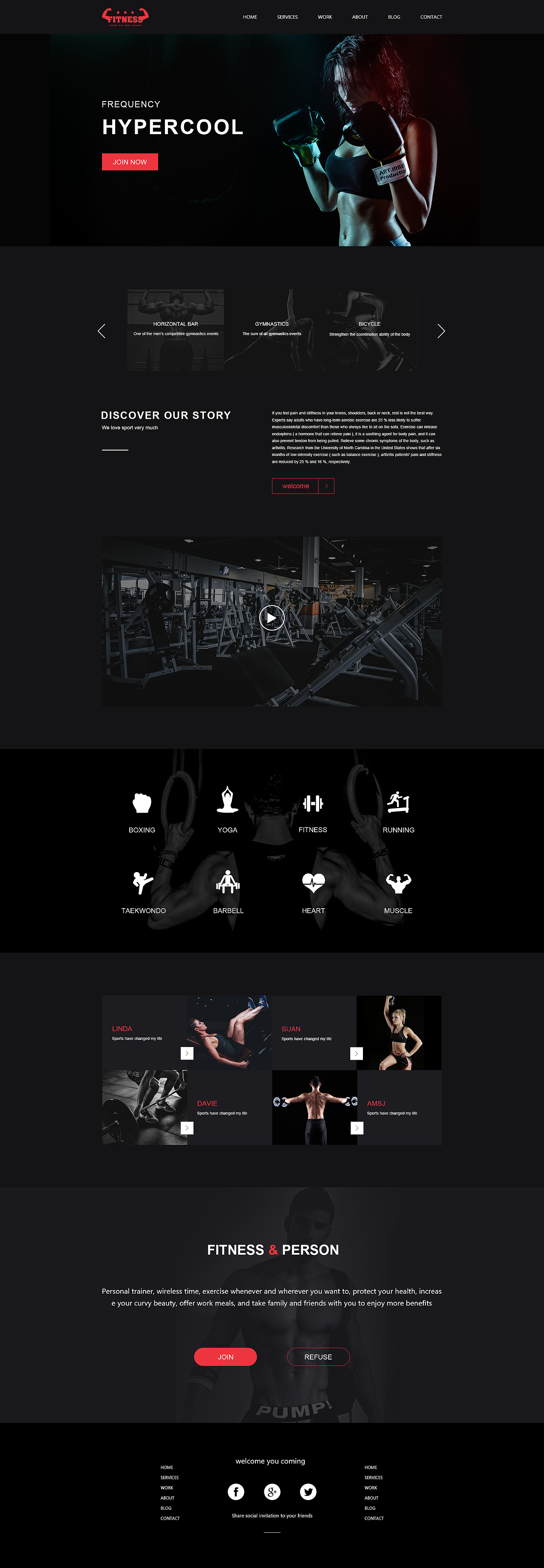 健身官网（图ZMTQxODMzMjQ4） - 企业官网 - 站酷设计师粉色信笺原创素材 - 站酷ZCOOL