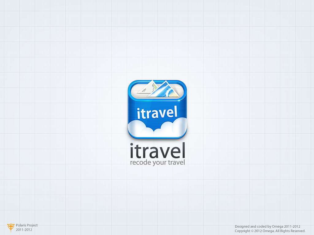 产品logo设计,蓝天白云的金属盒子,装载着一片片的记忆。