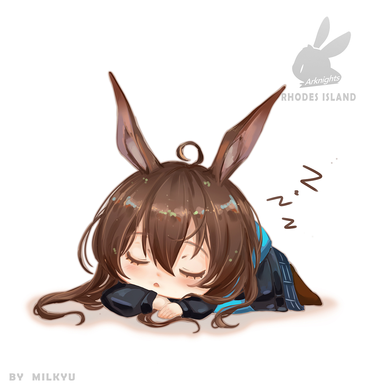 趴趴 明日方舟（图ZMTY3MDA1MDA0） - 创作习作 - 站酷设计师小白酱milkyu原创素材 - 站酷ZCOOL