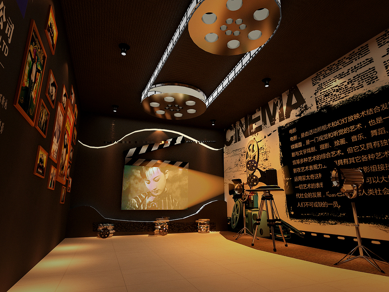 电影展厅（图ZMjY5ODkwODQ=） - 建筑/空间 - 站酷设计师Escapetomato原创素材 - 站酷ZCOOL