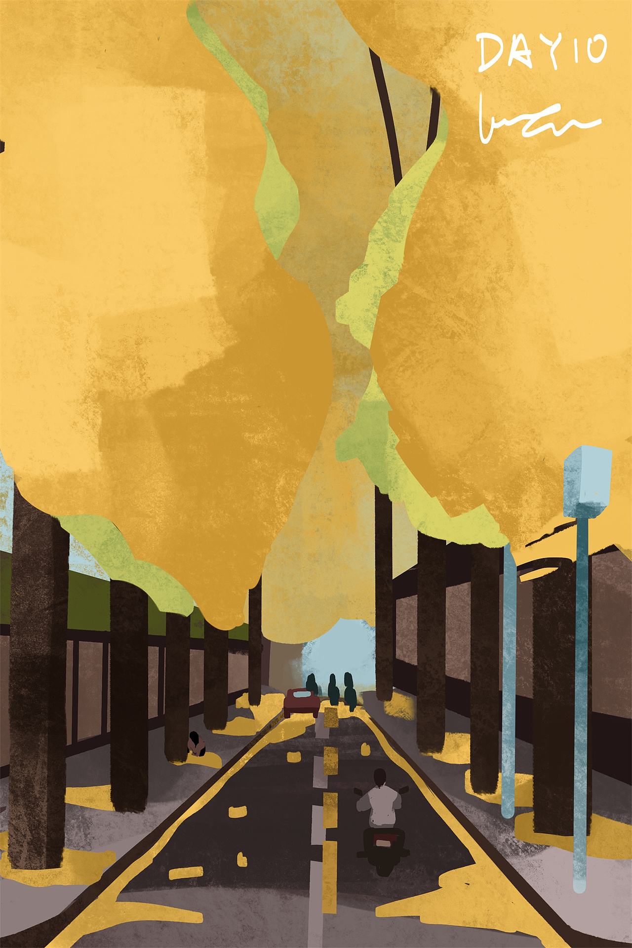 60Days 色彩速涂 | 胖白鼠的日常