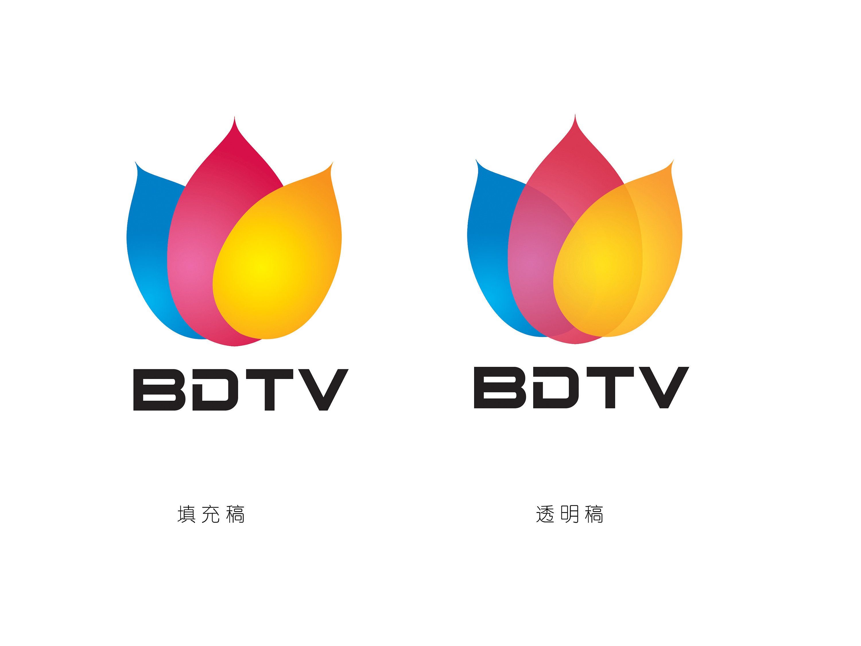 保定电视台的 台标