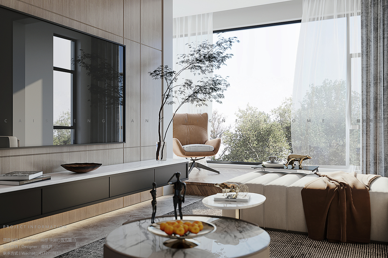 成都｜现代｜华润公园九里（图ZMjE5NzE0NDU2） - 家装设计 - 站酷设计师Cashlin原创素材 - 站酷ZCOOL