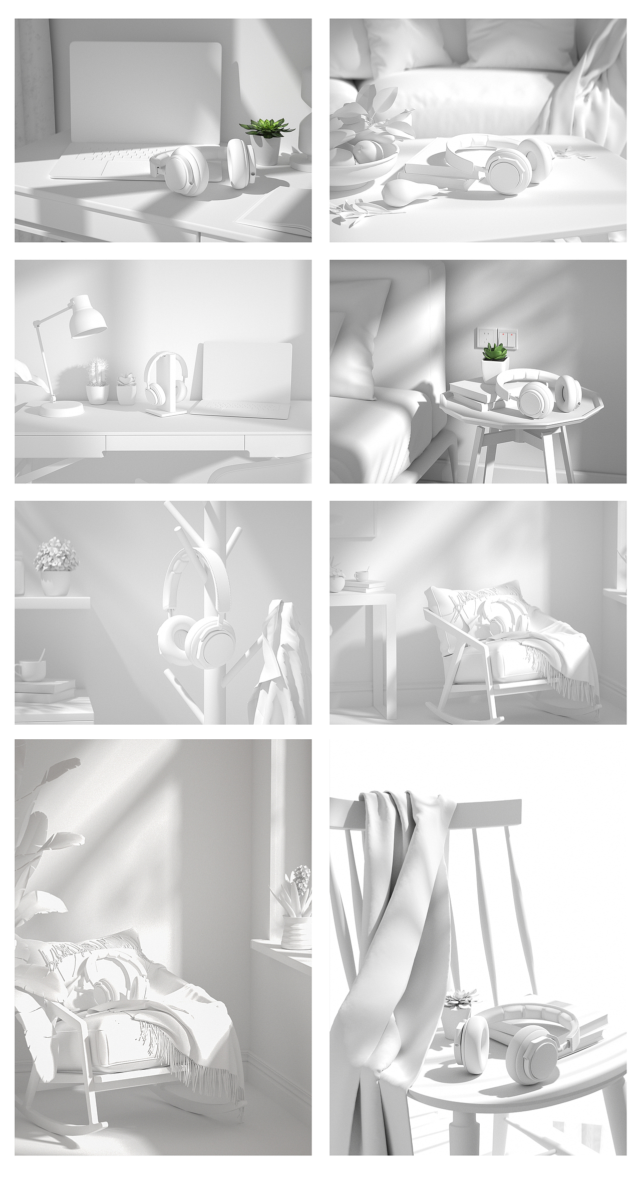 2021年3月份OC场景渲染