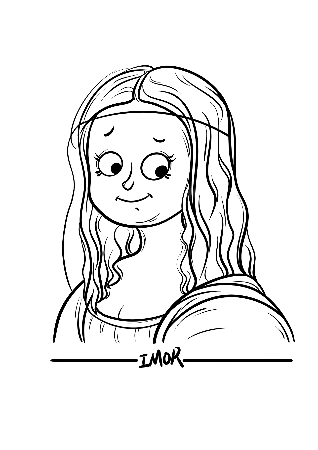 版绘之《世界名画》系列,卡通版头像集齐12张