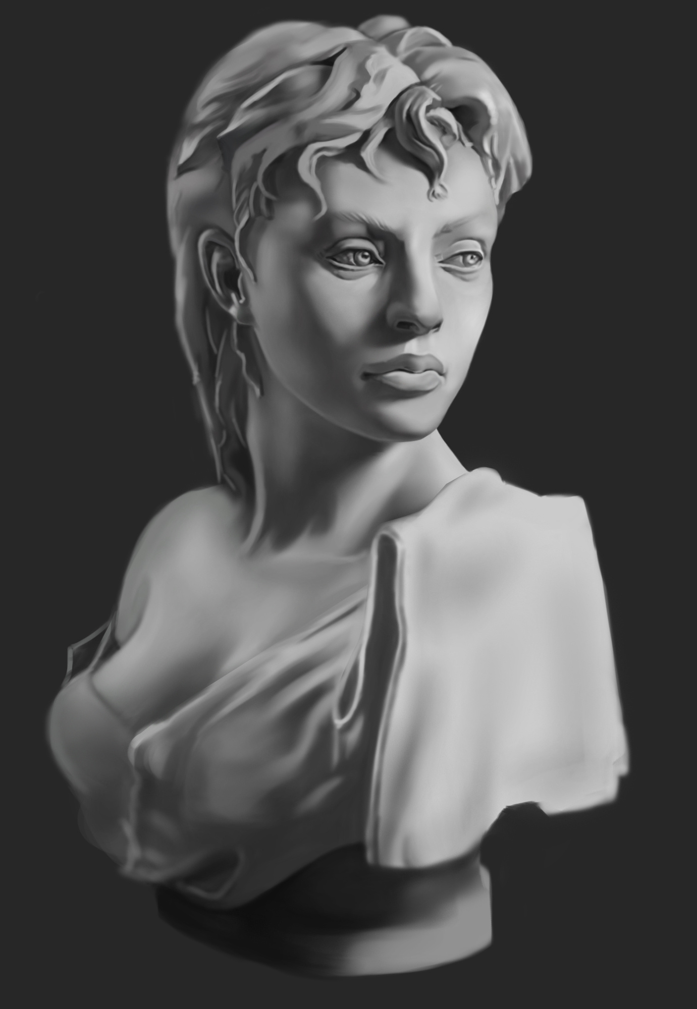 临摹石膏像|插画|插画习作|aaaaa17 - 原创作品 - 站酷 (zcool)