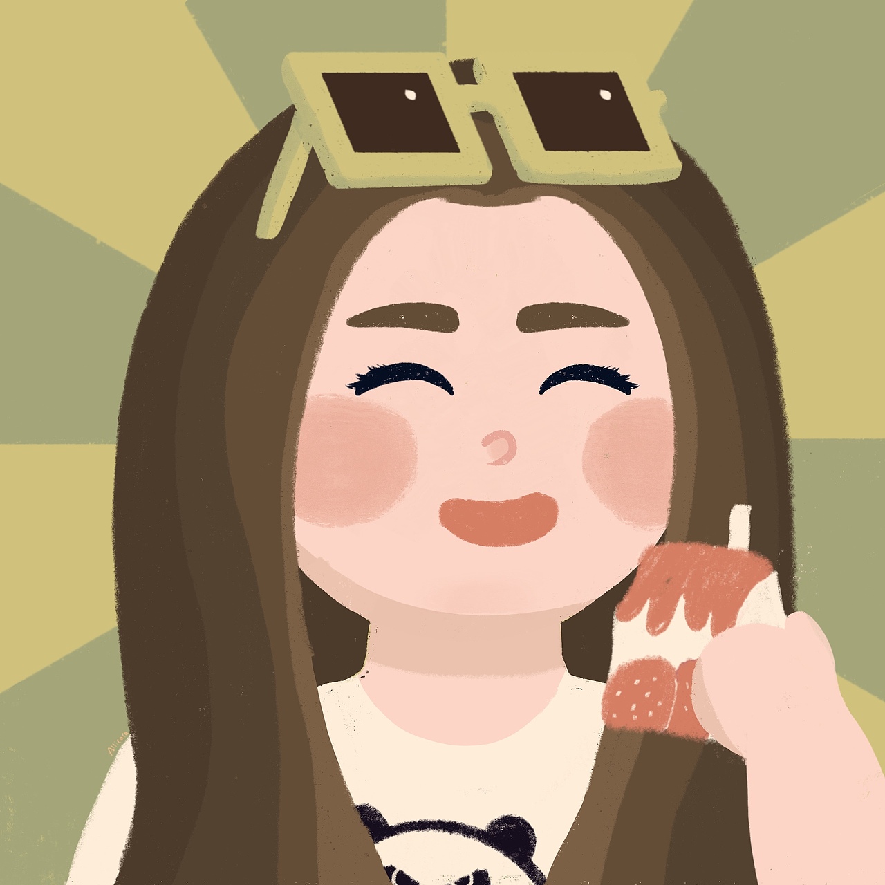 手绘头像配色分享