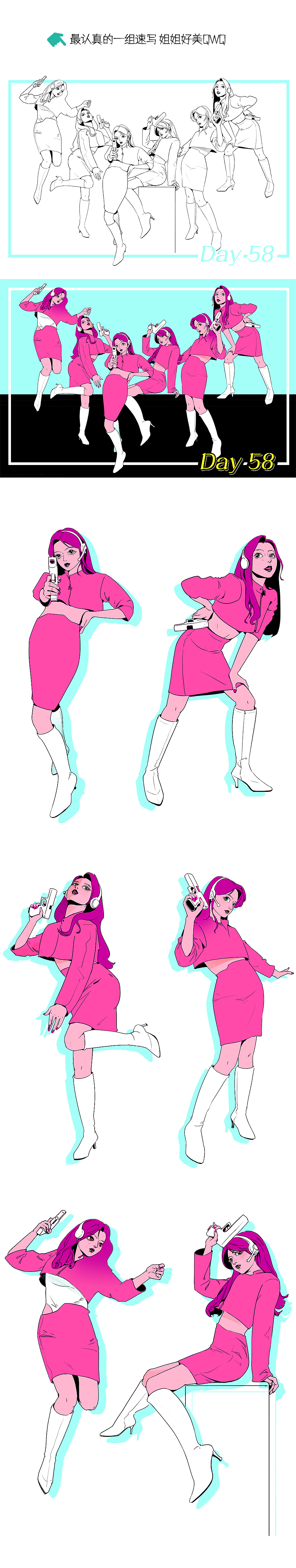 多图总结|速写60天挑战赛（图ZMjg3MjU1Njcy） - 创作习作 - 站酷设计师梦复沉原创素材 - 站酷ZCOOL