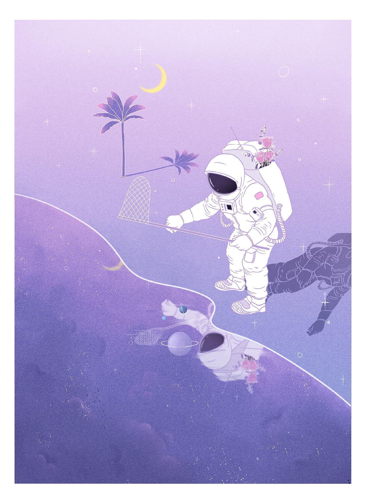 Space Love（图ZMTc4NTQ0MDcy） - 商业插画 - 站酷设计师猫鼻原创素材 - 站酷ZCOOL