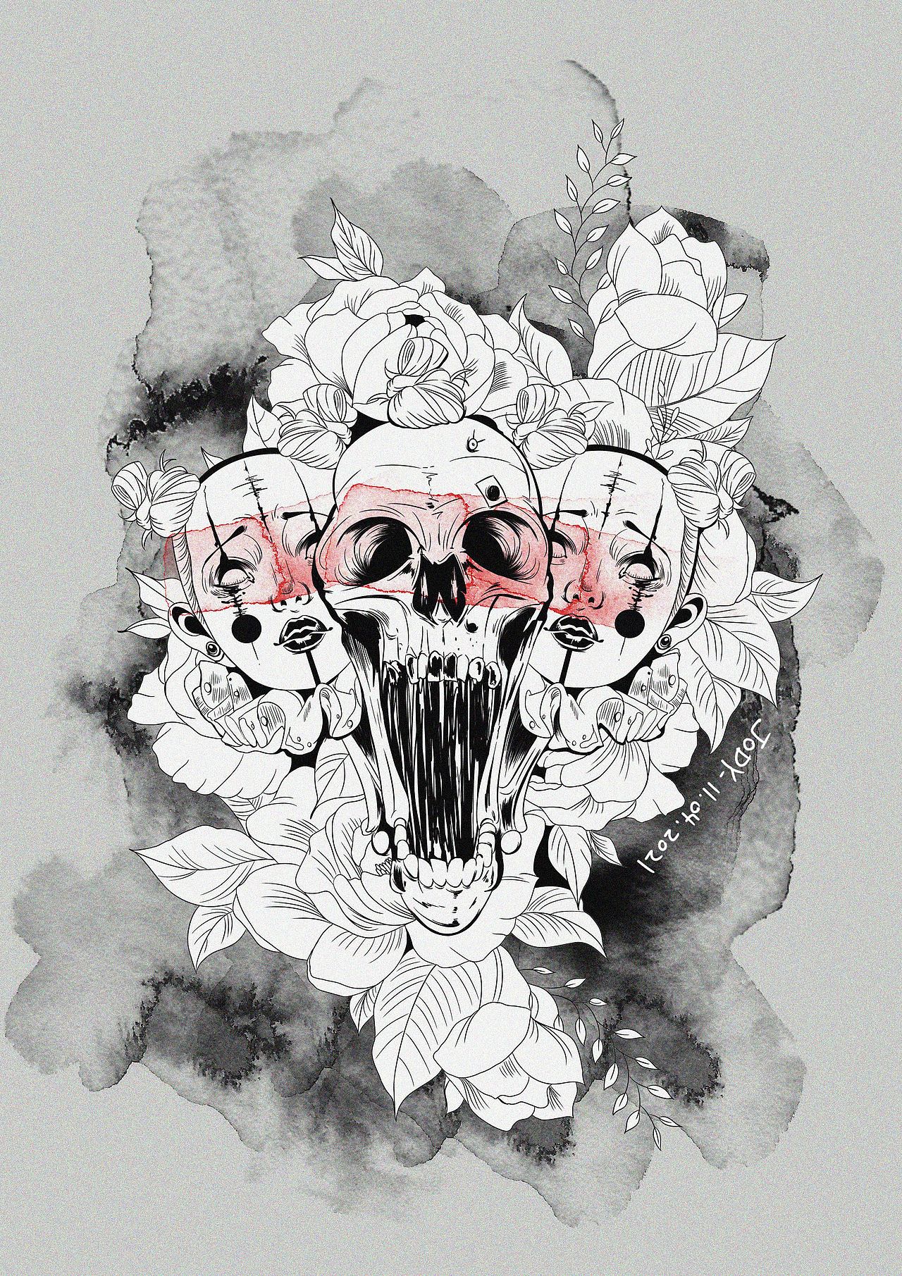 線稿/黑白（图ZMjUwNzI1MTYw） - 商业插画 - 站酷设计师好多泥沙原创素材 - 站酷ZCOOL