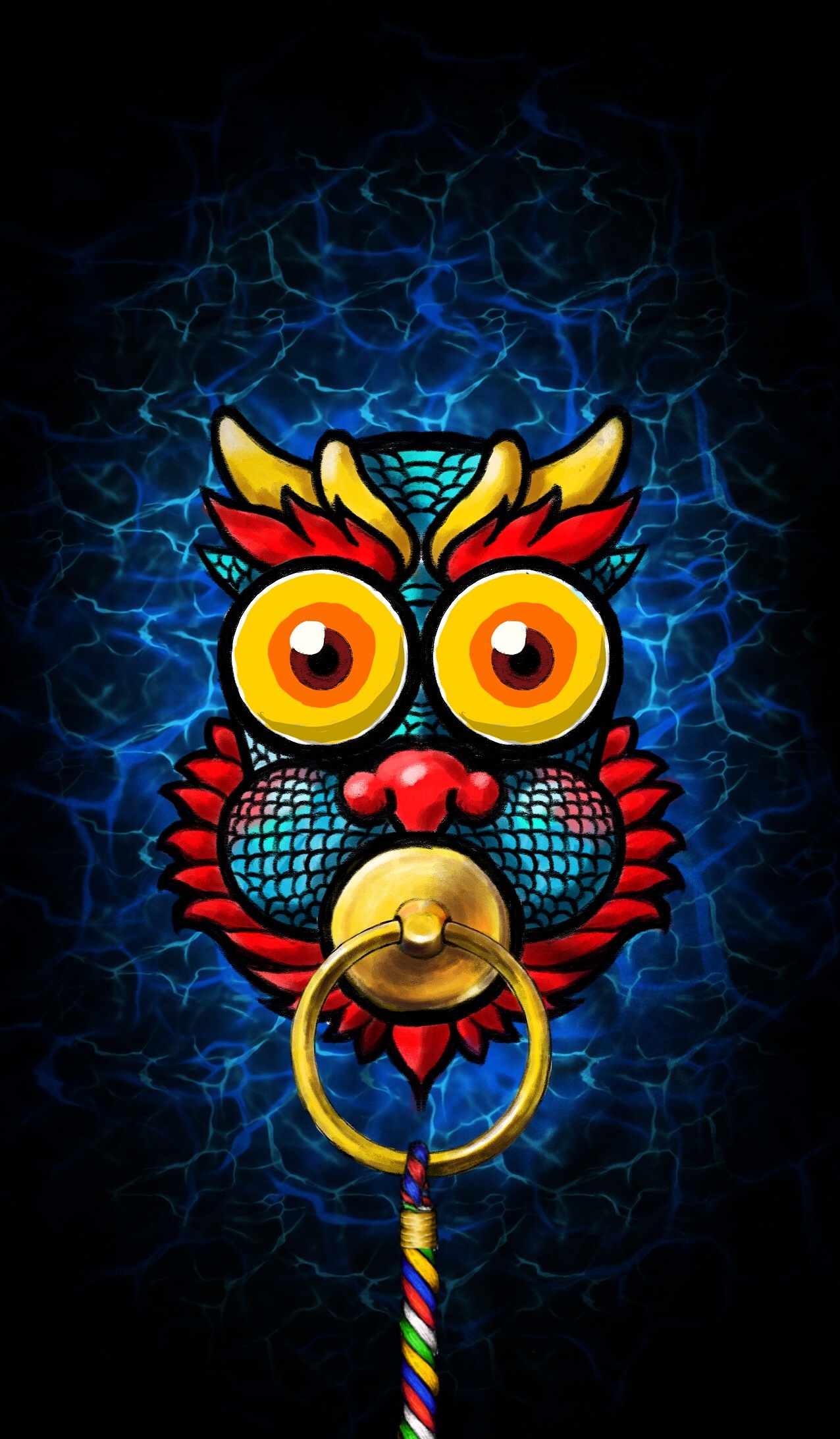 雪狮，牦牛，青龙宝宝（图ZNzE3NTk2MjQ=） - 艺术插画 - 站酷设计师追云原创素材 - 站酷ZCOOL