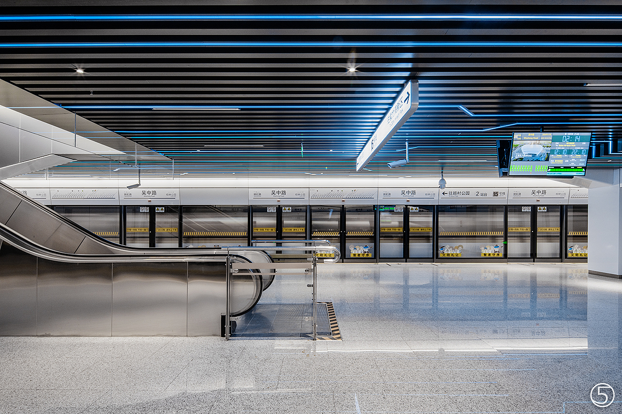 上海最美地铁站地铁—15号线吴中路站