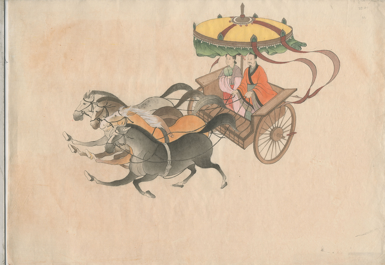 驷马车|纯艺术|绘画|alisabbq - 原创作品 - 站酷 (zcool)