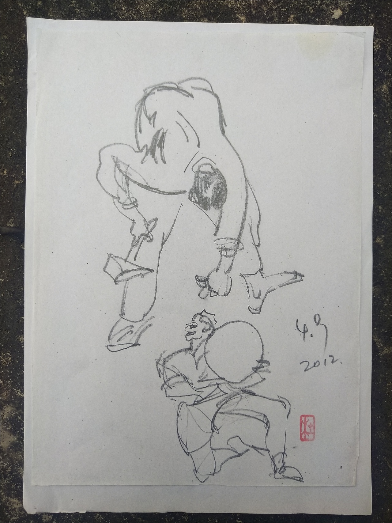 阿杜速写阿杜手绘速写肖像画大师速写艺术