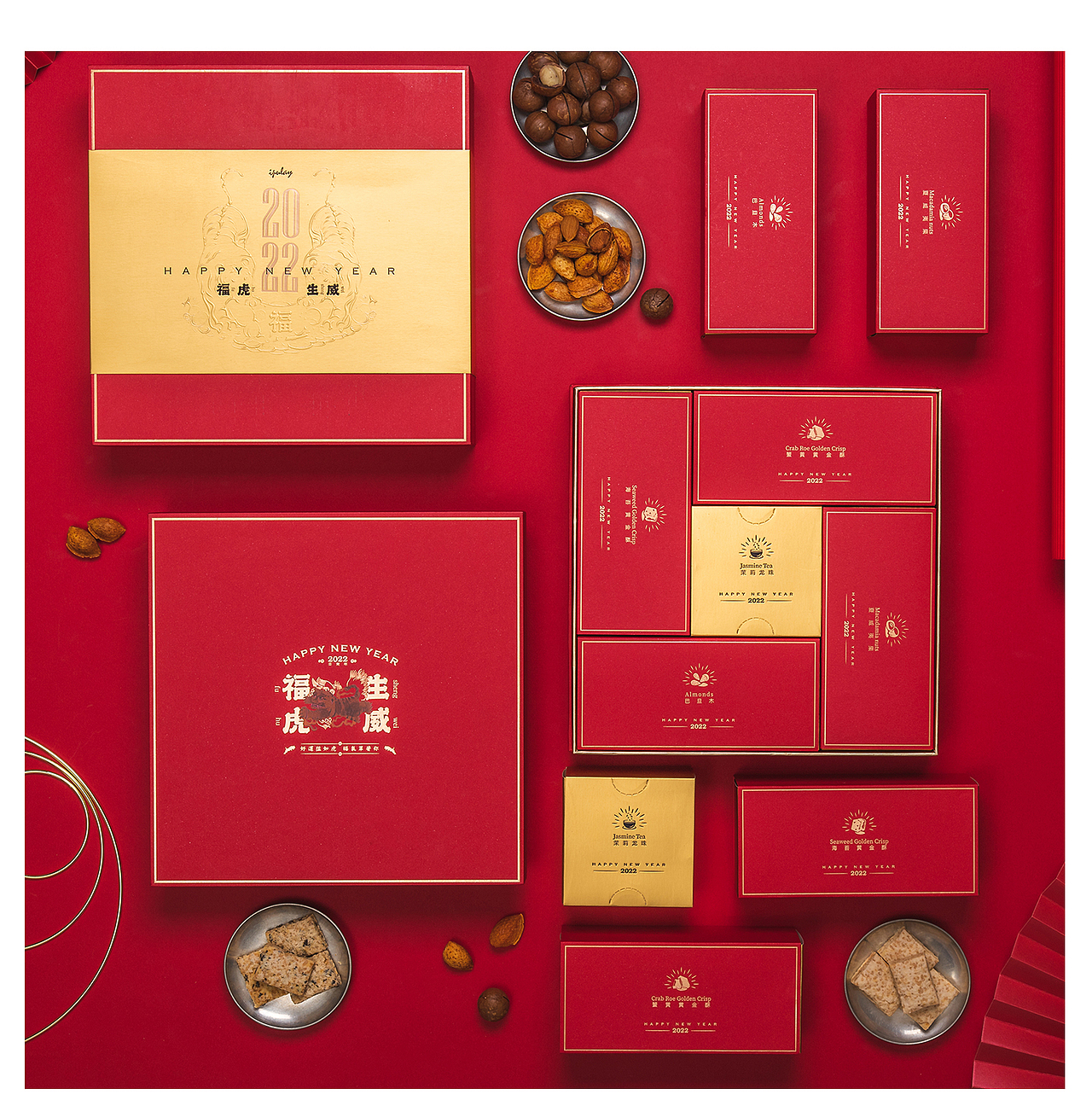 福虎生威 新年礼盒包装设计 朴类茶研所 x 洋墨设计